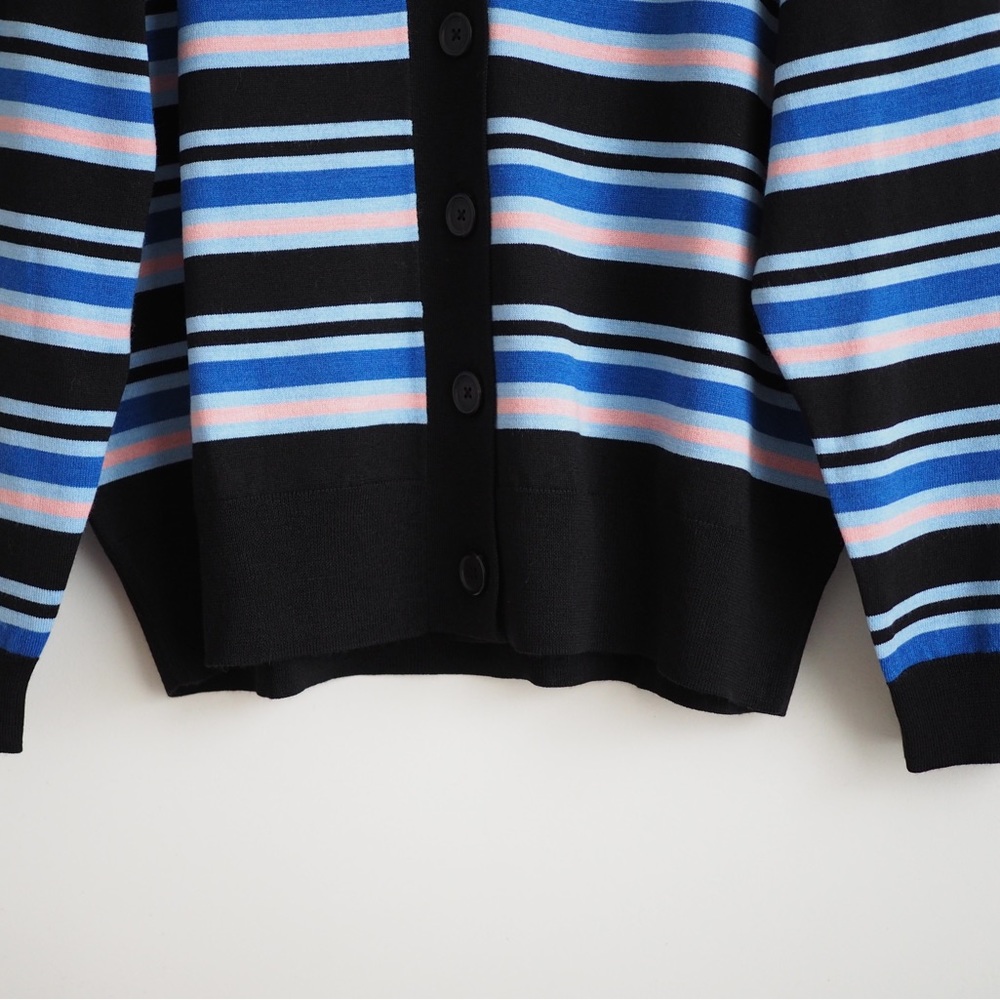 Marni merino wool blend stripes Uniqlo cardigan sweater - Picture 5 of 7